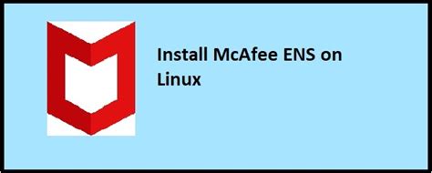 install mcafee ens standalone.